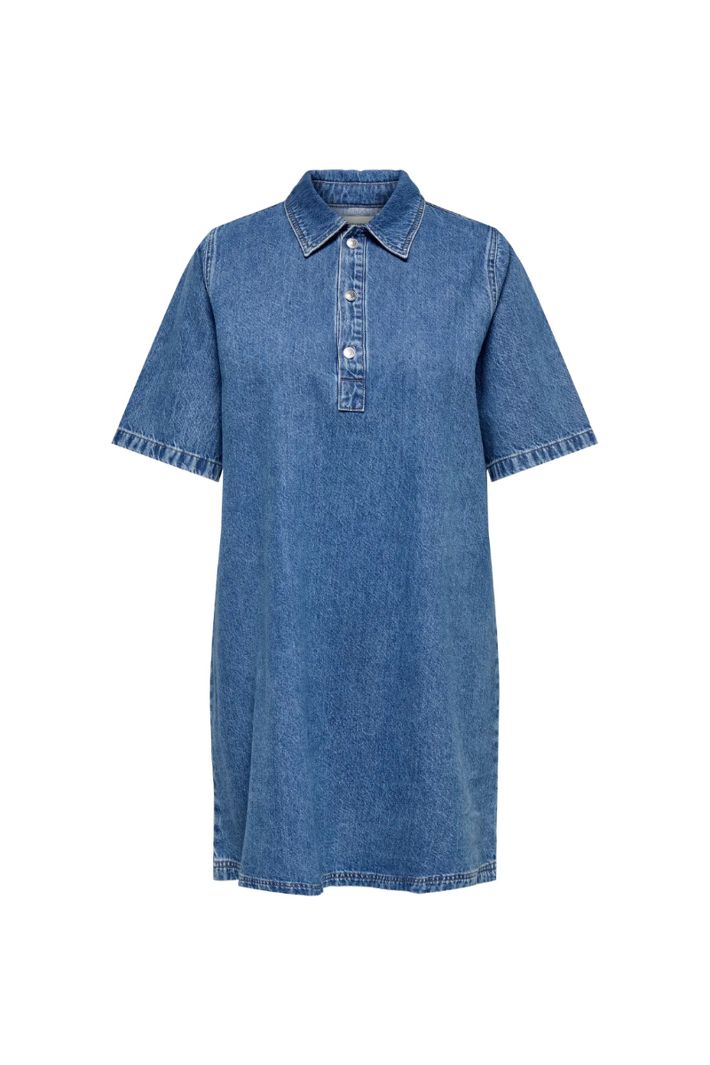 only Carmakoma denimkjole Cargry blå