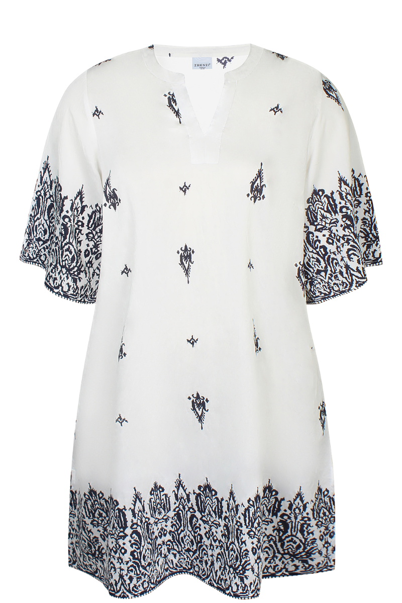 zhenzi kjole zh-emely 1293 navy