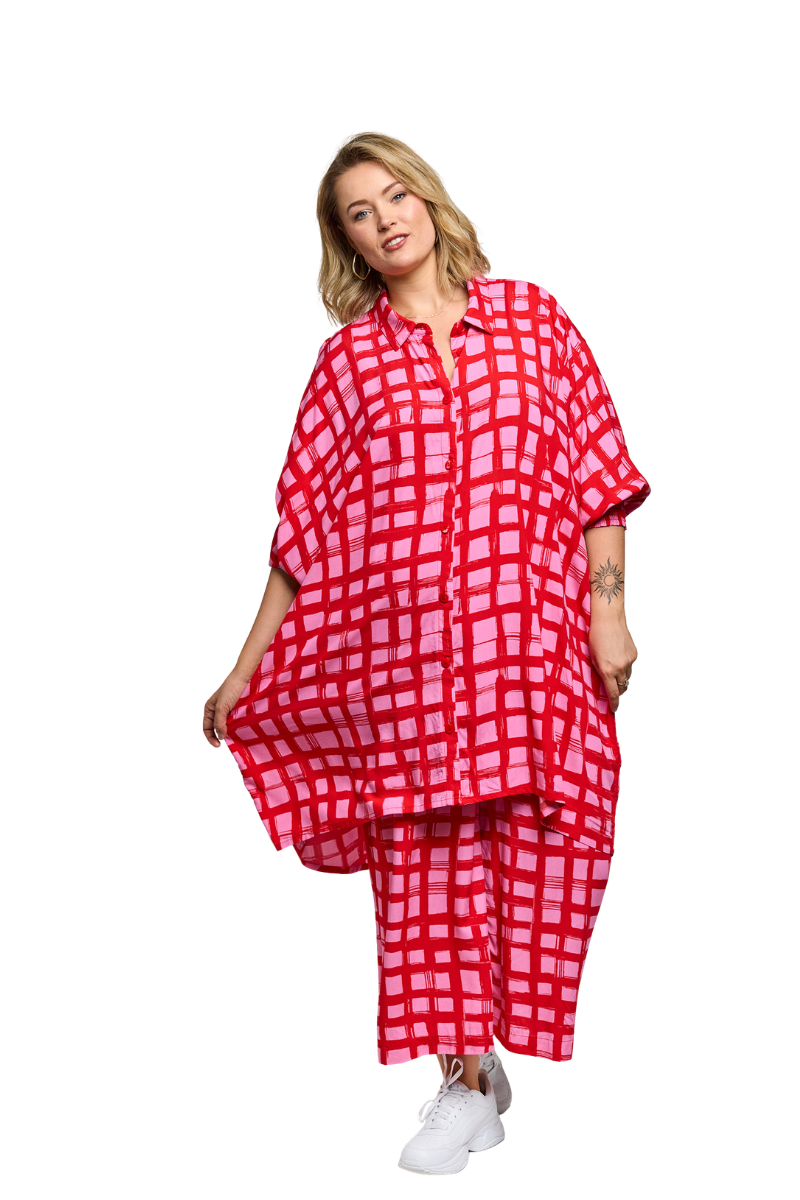 Gozzip tunika oversize Ggerda pink