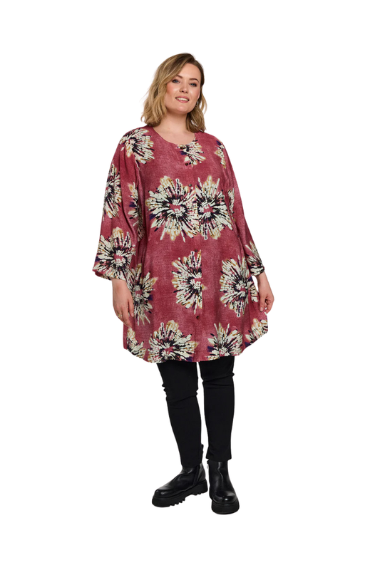 Gozzip tunika GJana rød kombi