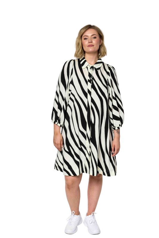 gozzip kjole GWilma sort/off white