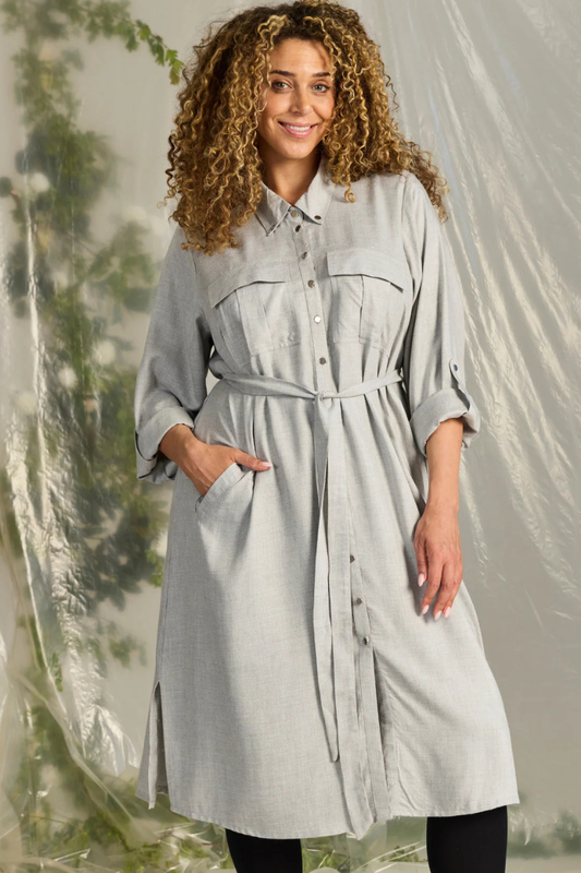 zhenzi kjole Zh-Amira 1200 grå