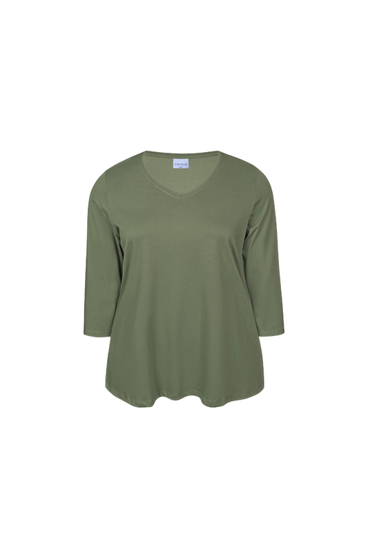 zhenzi bluse 3/4 Zh-Alberta 229 grøn