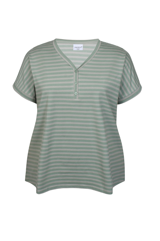 Zhenzi t-shirt bluse Casey 1258 grøn