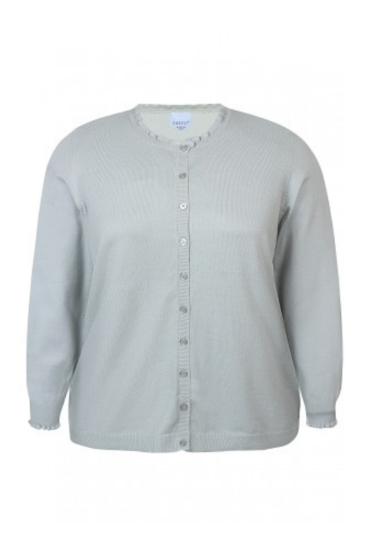 Zhenzi strik cardigan grøn Kogle 1163
