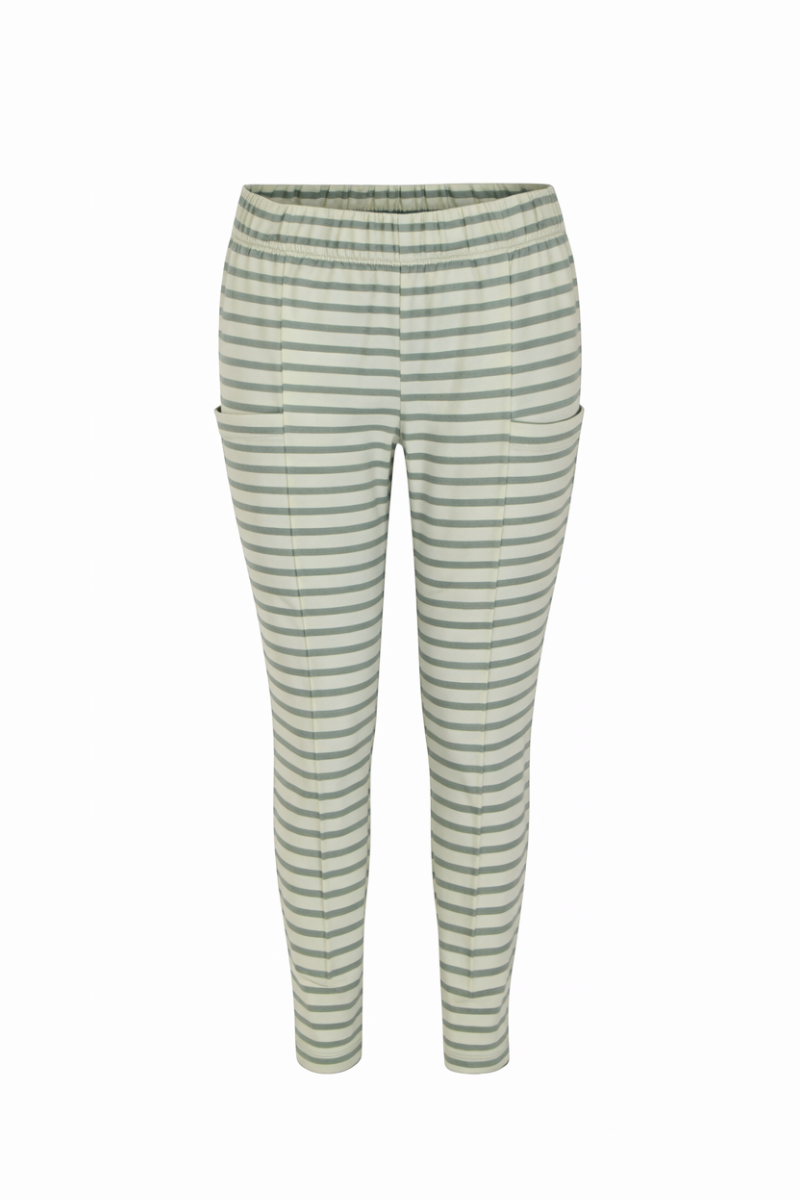 Mapeo leggins med lomme lang strib grøn