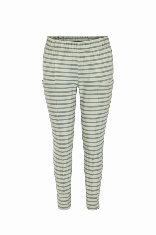 Mapeo leggins med lomme lang strib grøn