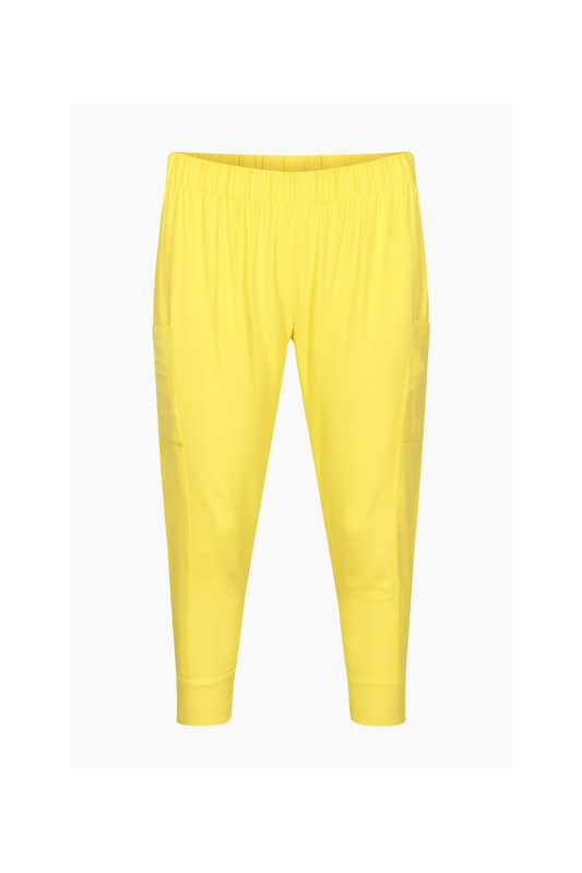 Mapeo leggings med lomme gul