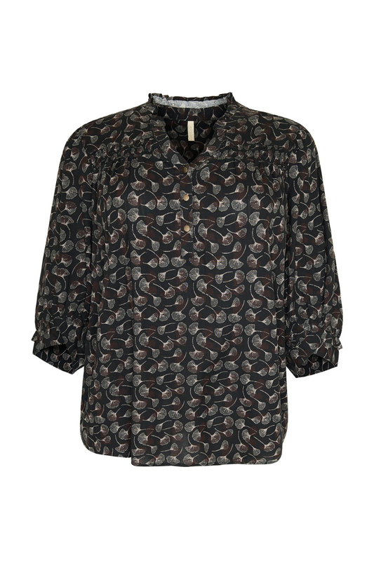 cassiopeia bluse Hillani sort kombi