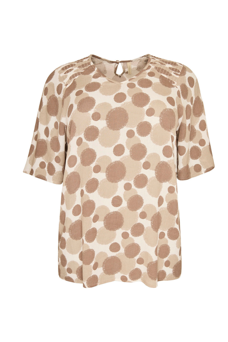 Cassiopeia bluse holissa brun