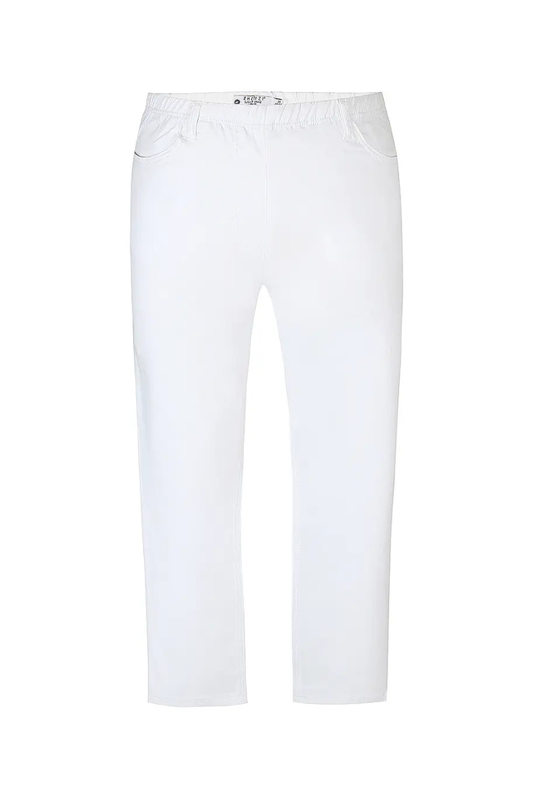 Zhenzi bukser bengalin Twist Fit hvid