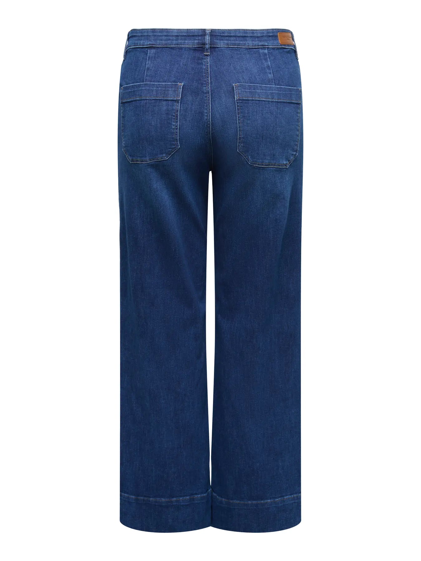 Only Carmakoma bukser Carmadison mørkeblå denim
