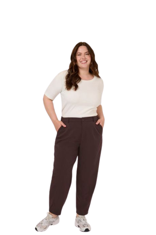 Kaffe Curve bukser KcMerla brun