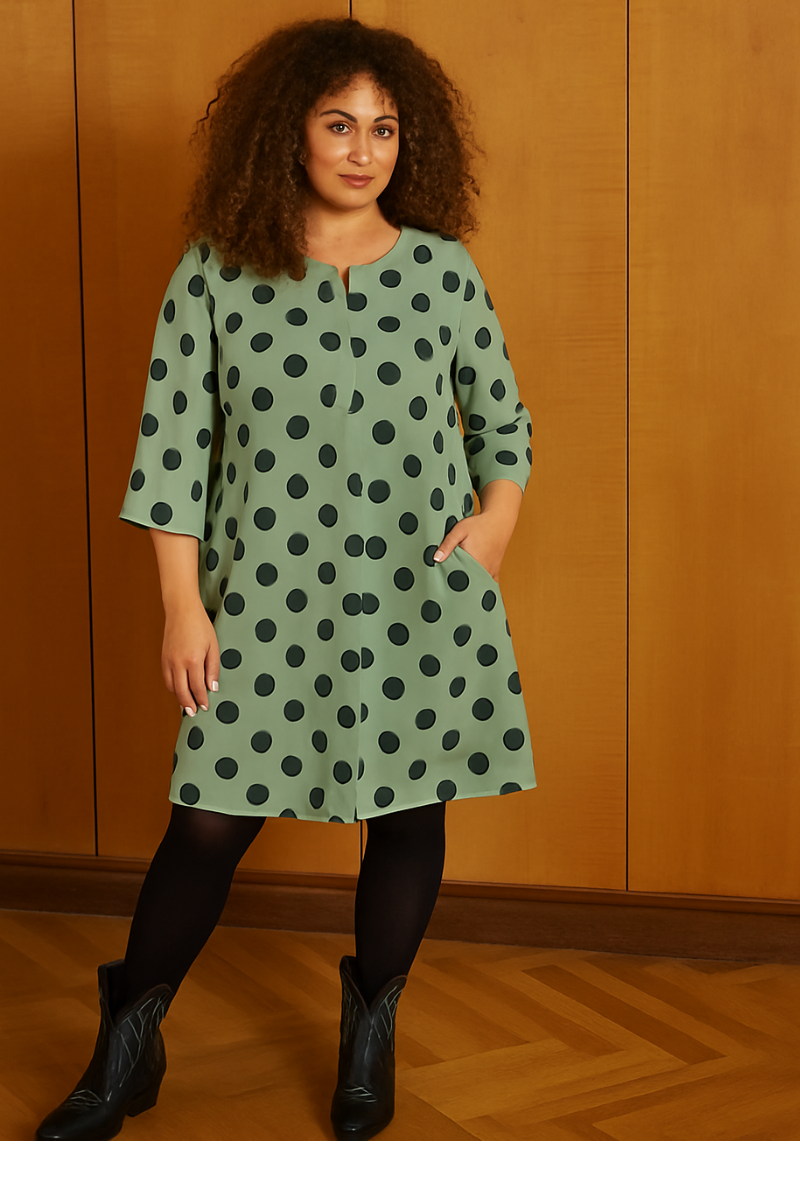 Mapeo kjole aform grøn