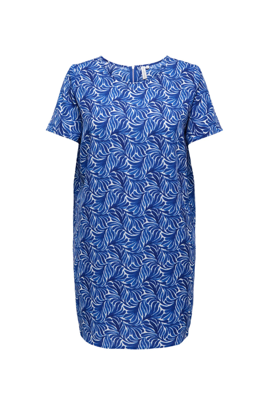 Only Carmakomma kjole tunika Carlux blå