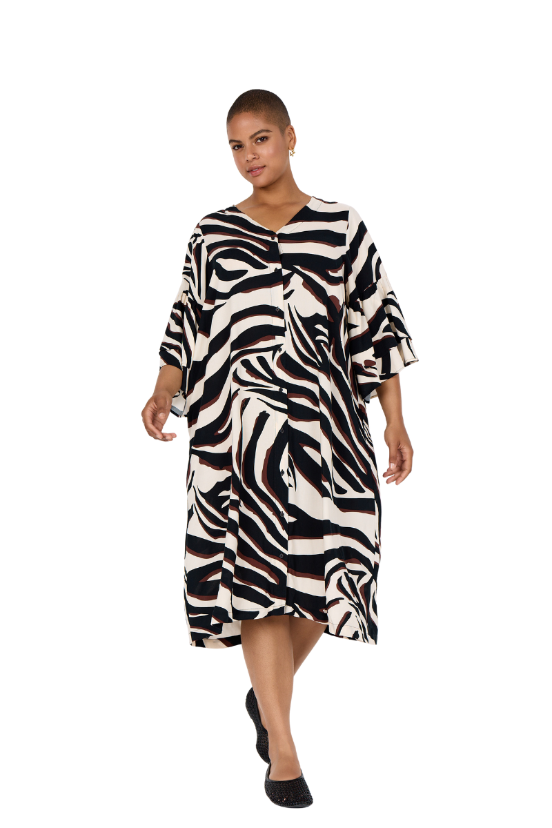 wasabi kjole brun wa-salma 4