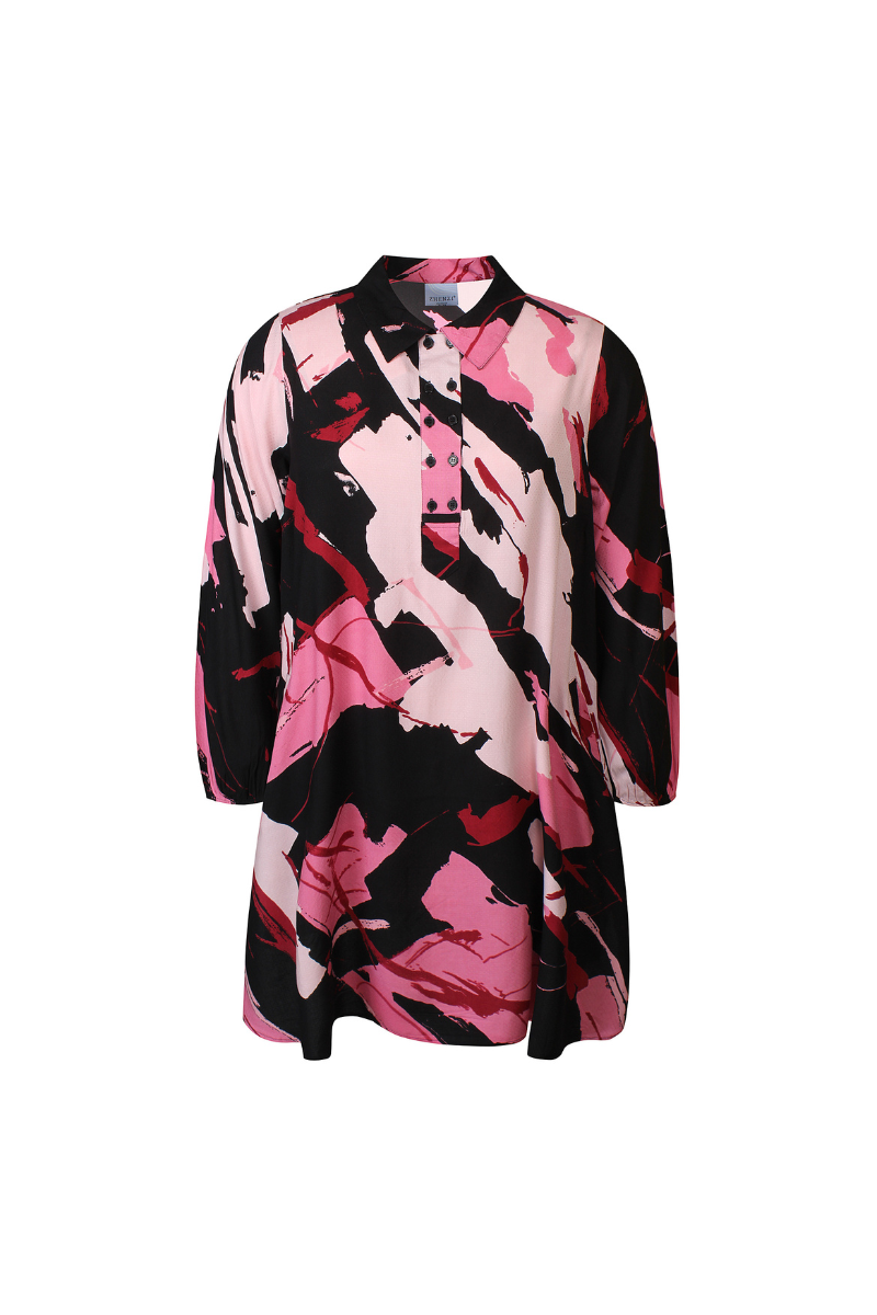 zhenzi kjole zh-anity 1206 pink kombi