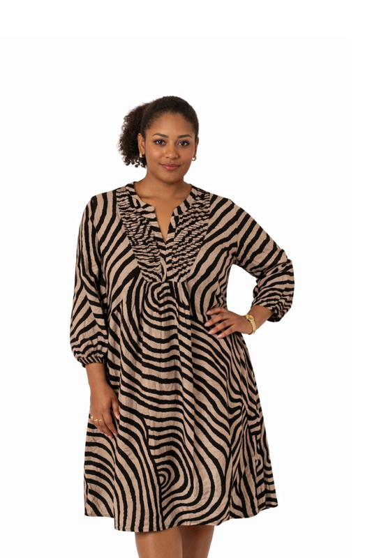 Mapeo kjole plus size Maria print 6