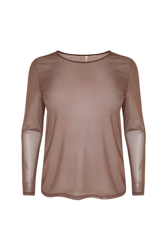 Cassiopeia bluse gitilla brun