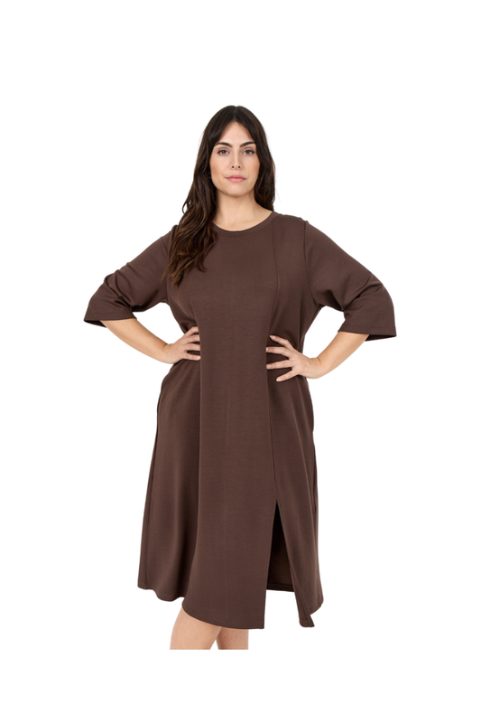 wasabi kjole wa-sabina 87 brun