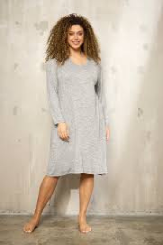 Zhenzi natkjole zh-Abee 1020 grå kombi