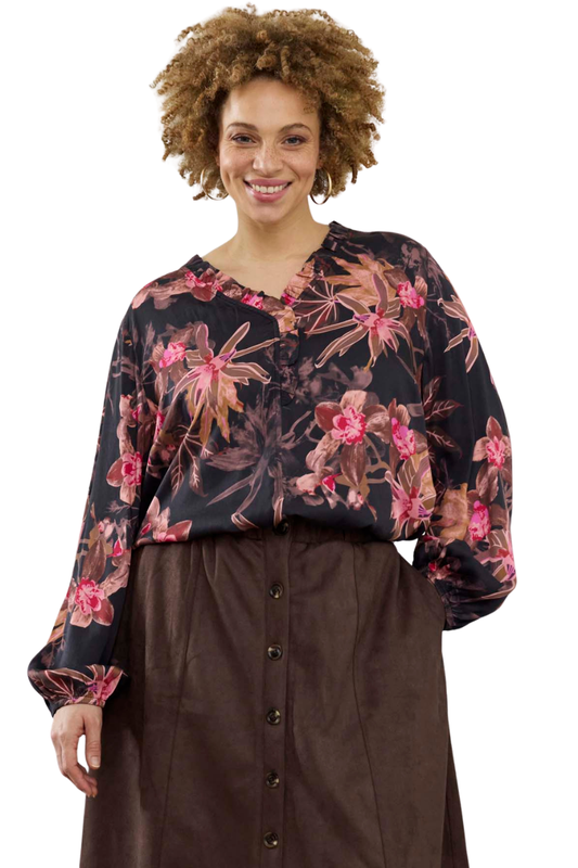 Zhenzi nederdel ruskindslook Faan 1558 brun
