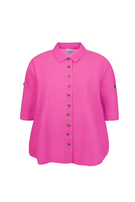 Zhenzi skjorte tunika Amin Pink 1217