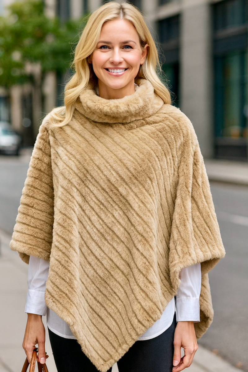 vanting poncho pels lys