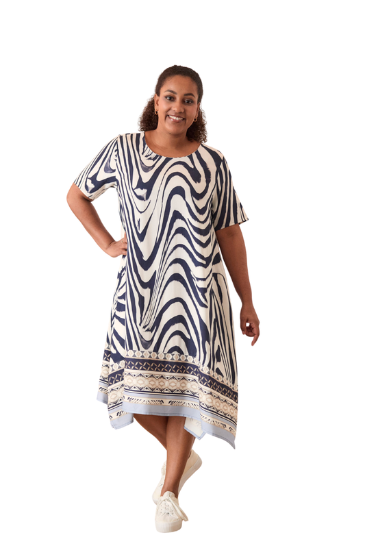 Pont Neuf kjole PNSasa navy blå