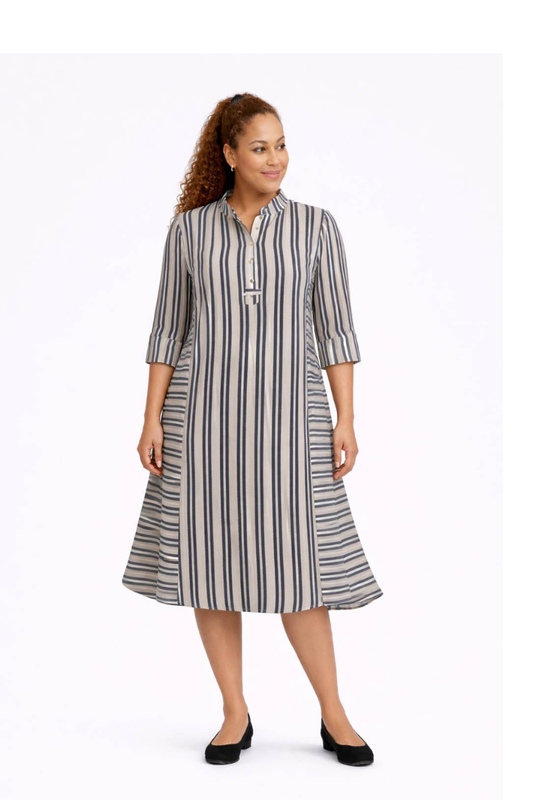 Pont Neuf kjole PNDivine navy blå