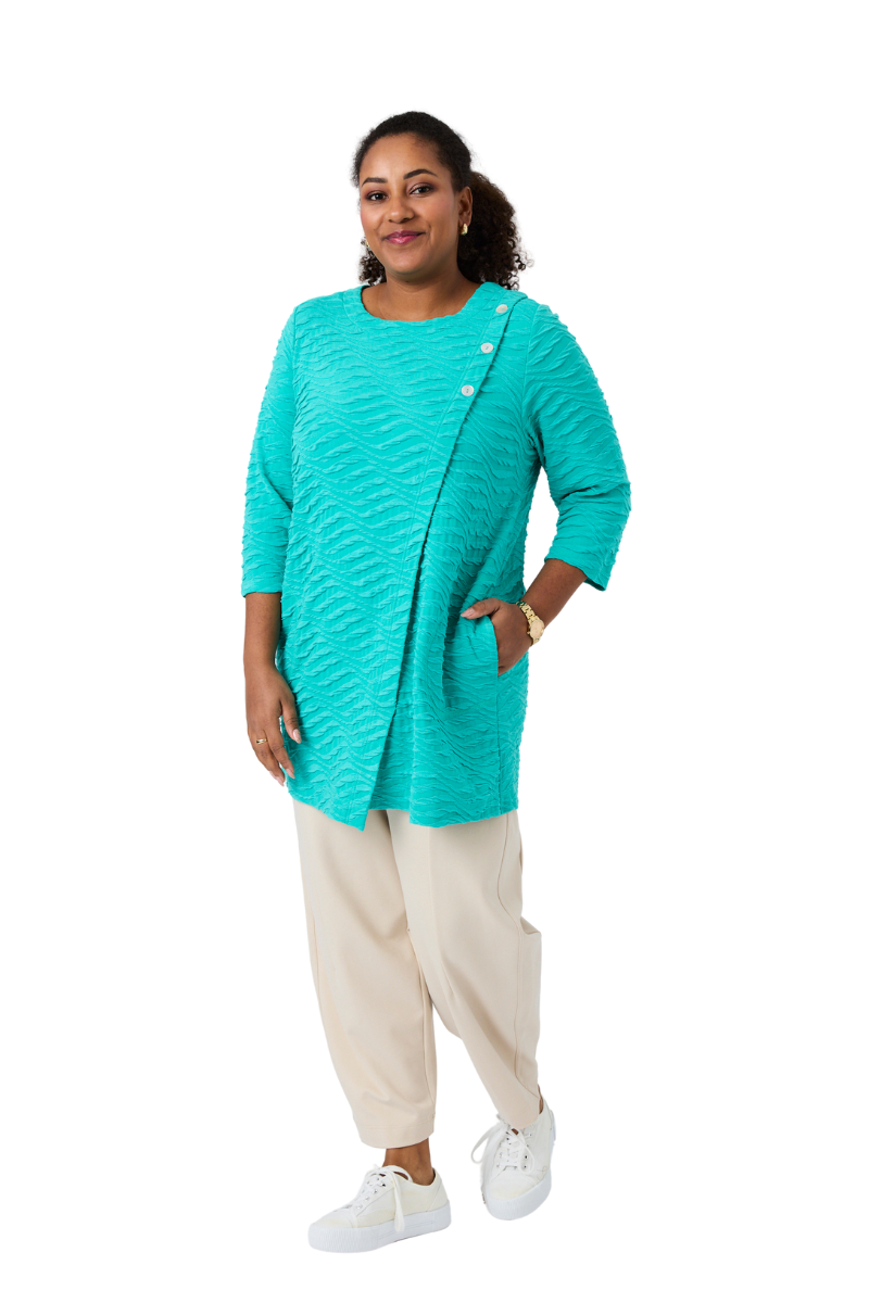 Pont Neuf tunika PNEdvia aqua grøn