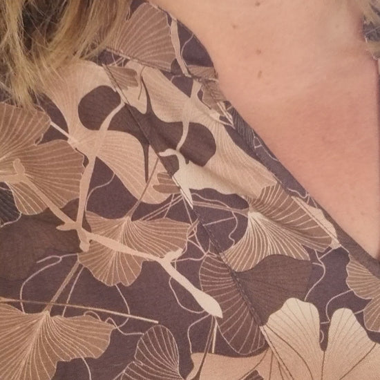 Cassiopeia tunika laurina 2 brun kombi