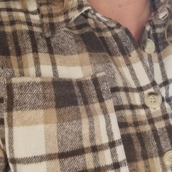 Cassiopeia skjorte Tulala brun kombi