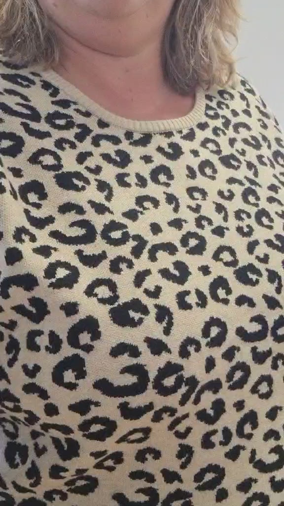 zhenzi striktrøje zh-noel 891 leopard