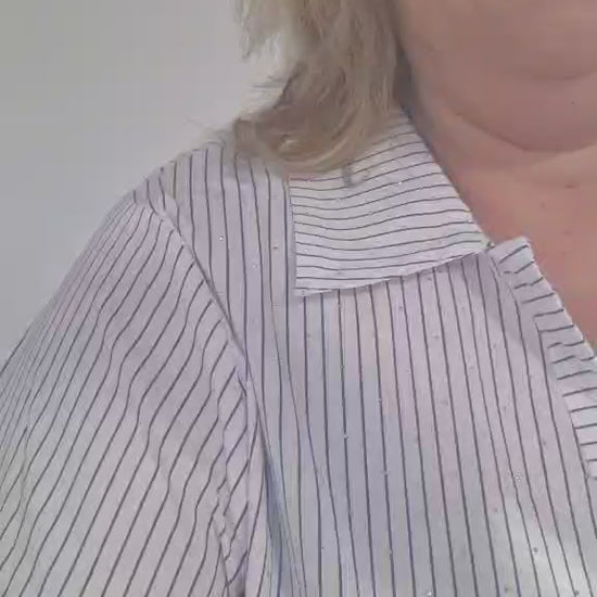 Gozzip tunika kjole GFilippa blå/hvid