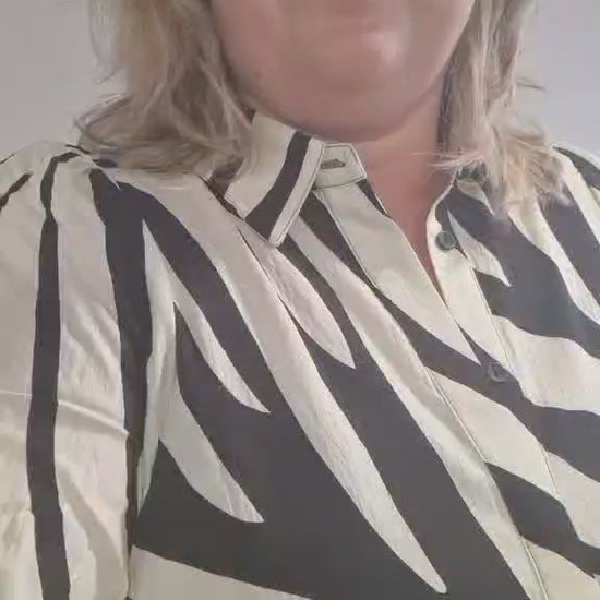 gozzip kjole GWilma sort/off white
