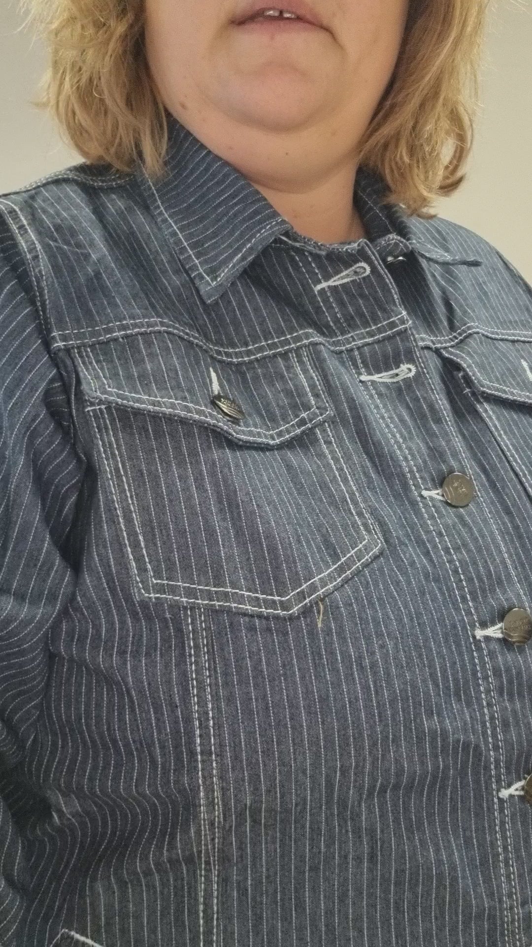 plus size denimkjole