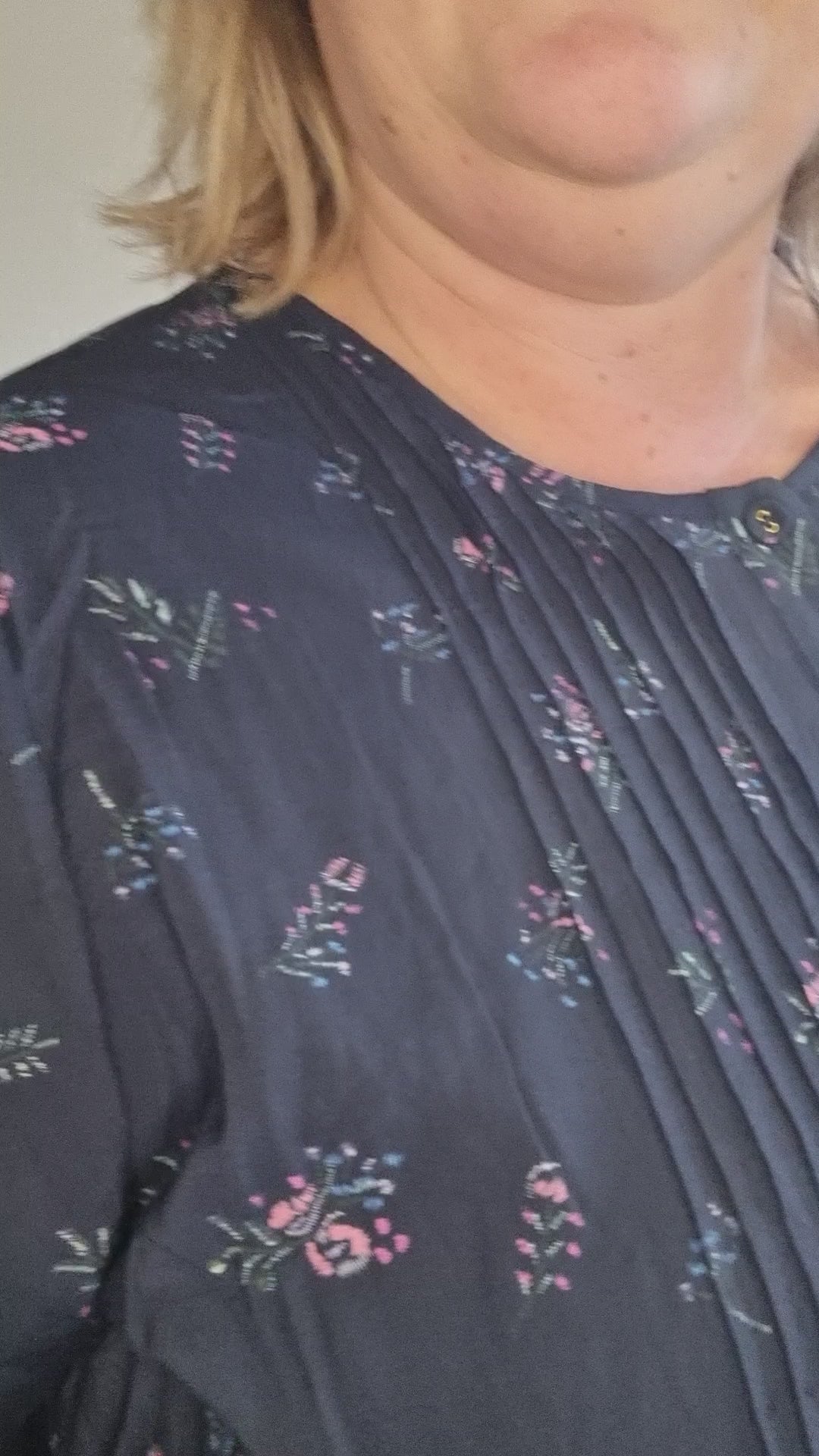 Gozzip shirt tunika GJohanne navy print