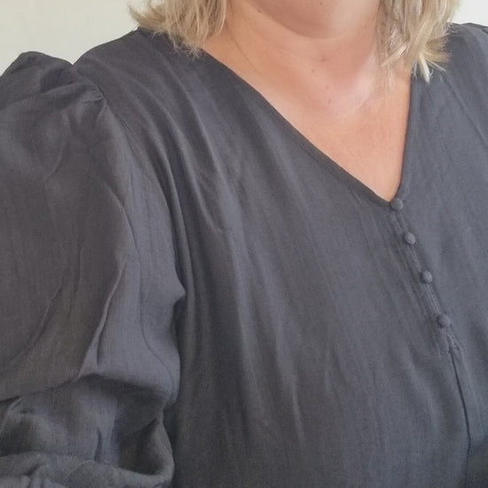 kaffe curve kjole KCsofia sort