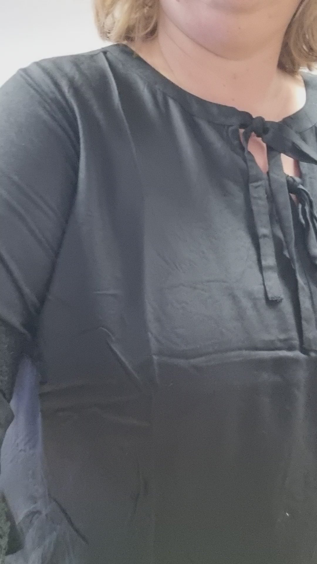 Zhenzi plusszie kjole sort