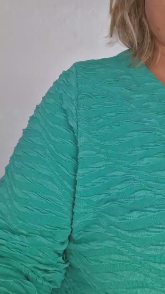 Pont Neuf bluse PNCam aqua grøn