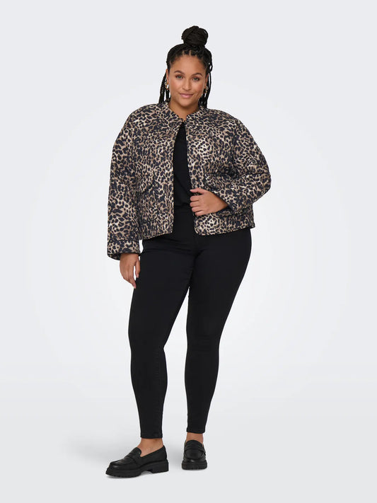 only carmakoma jakke CarHallie leopard