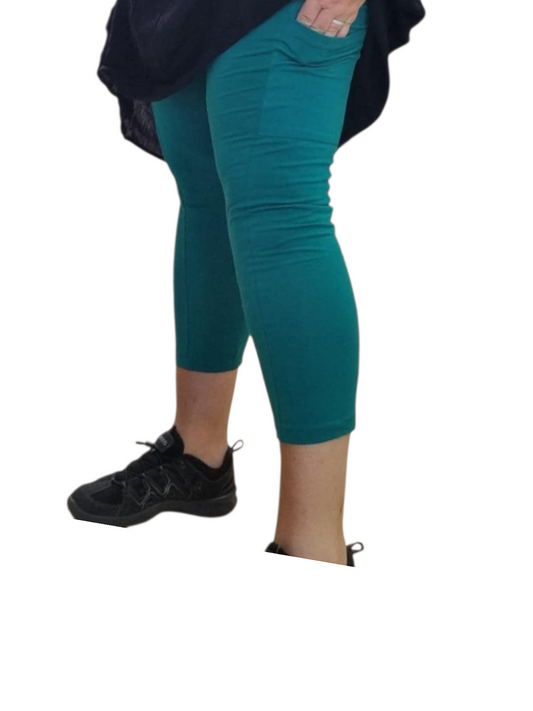 Mapeo capri leggins med lomme 312 grøn