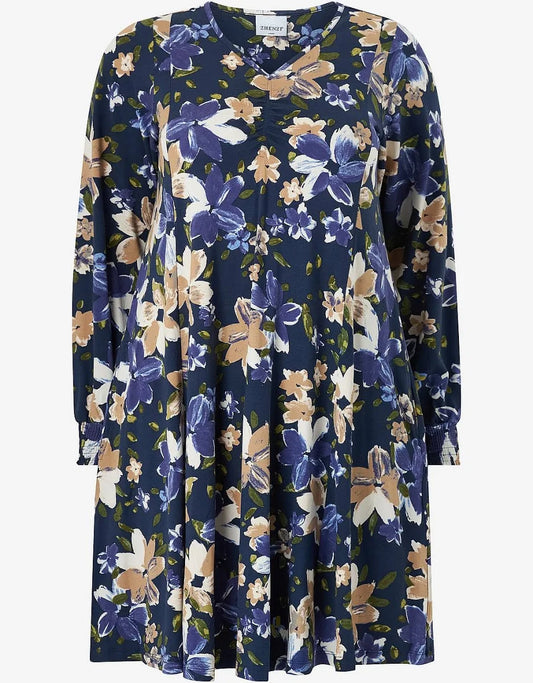 zhenzi kjole Elsy 635 blå