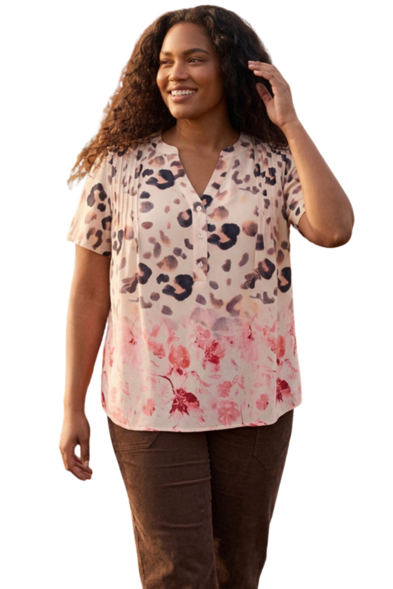 Cassiopeia bluse Primrose sand combo