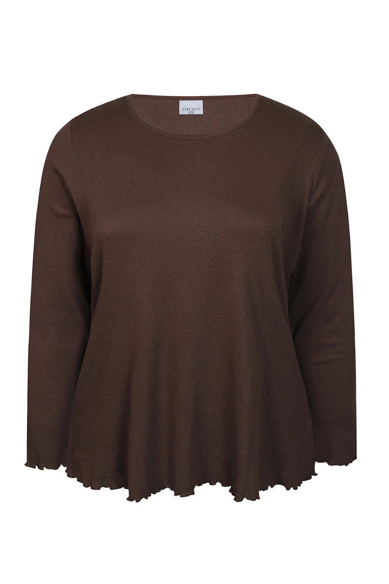 Zhenzi T-shirt Zh-Lara 1723 - Chokolade