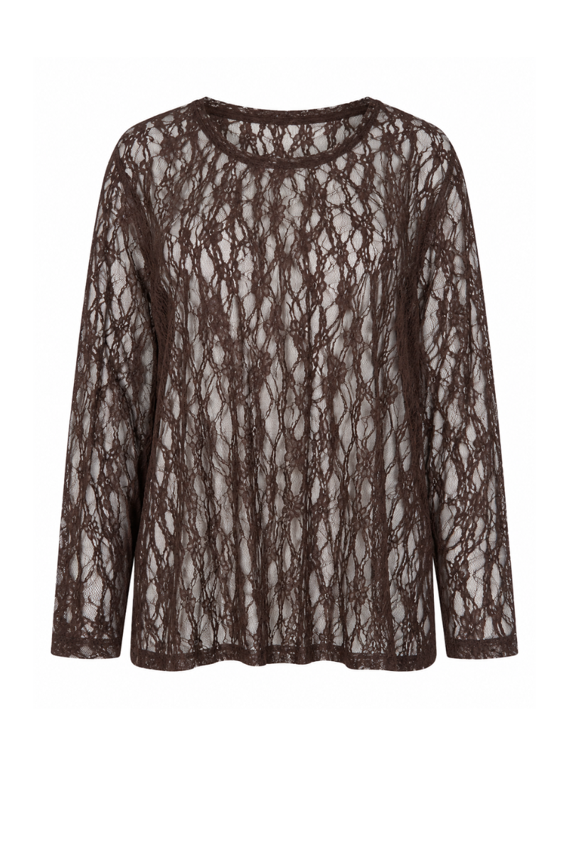 Cassiopeia bluse Glirette – brun