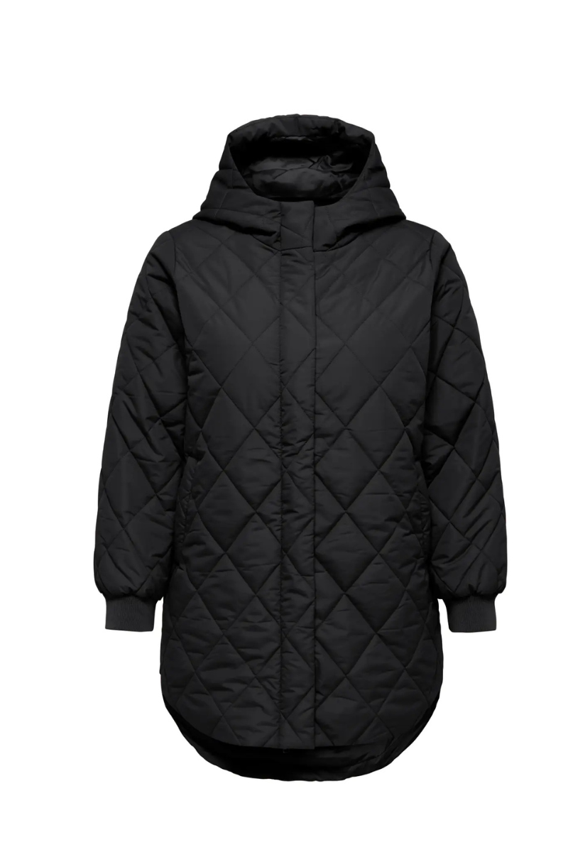 Only Carmakoma jakke Quilted Carjuliet  Sort