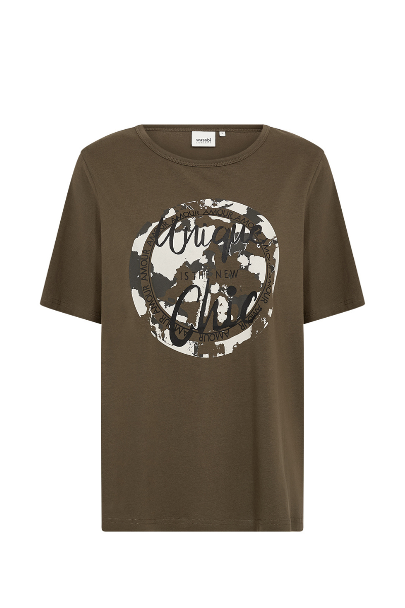 Wasabi t-shirt WA-Helene 4 - grøn