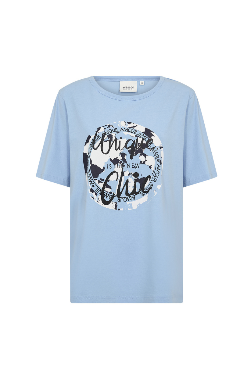 Wasabi t-shirt WA-Helene 4 - blå